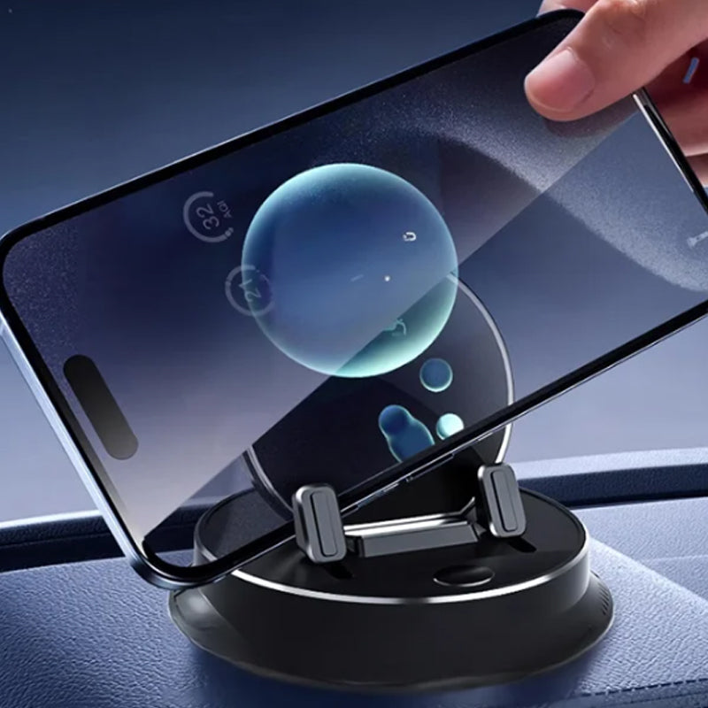 🌟Multifunktionaler, stanzfreier, tragbarer und rutschfester Handyhalter fürs Auto
