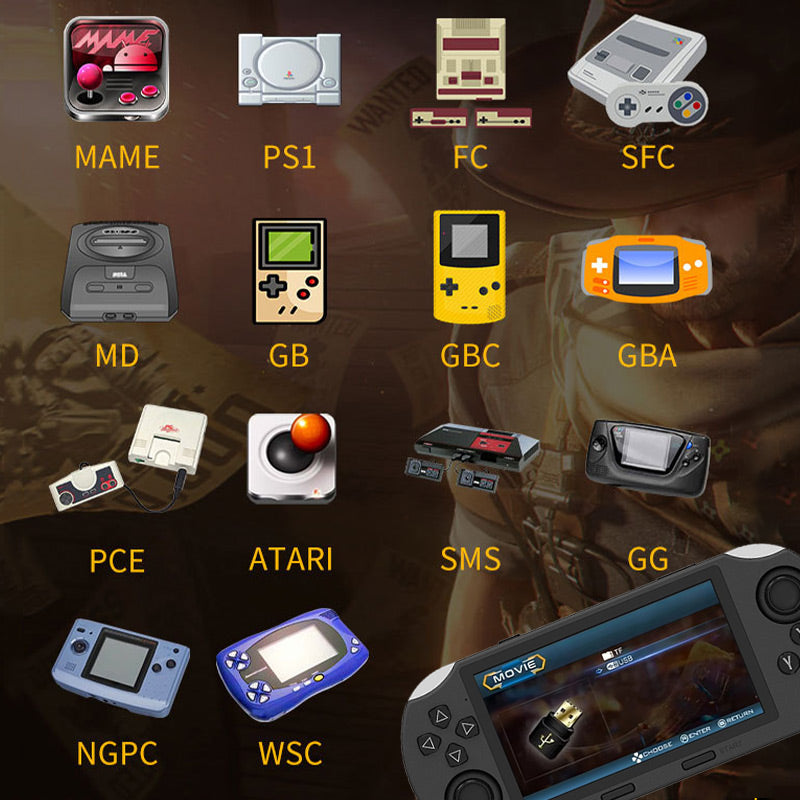 ⏳✈️Kostenloser Versand💥SF3000 Handheld – 4.5" HD-Screen & 20'000+ Klassiker! 🌟