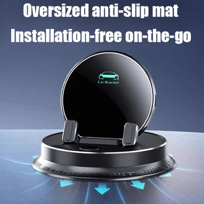🌟Multifunktionaler, stanzfreier, tragbarer und rutschfester Handyhalter fürs Auto