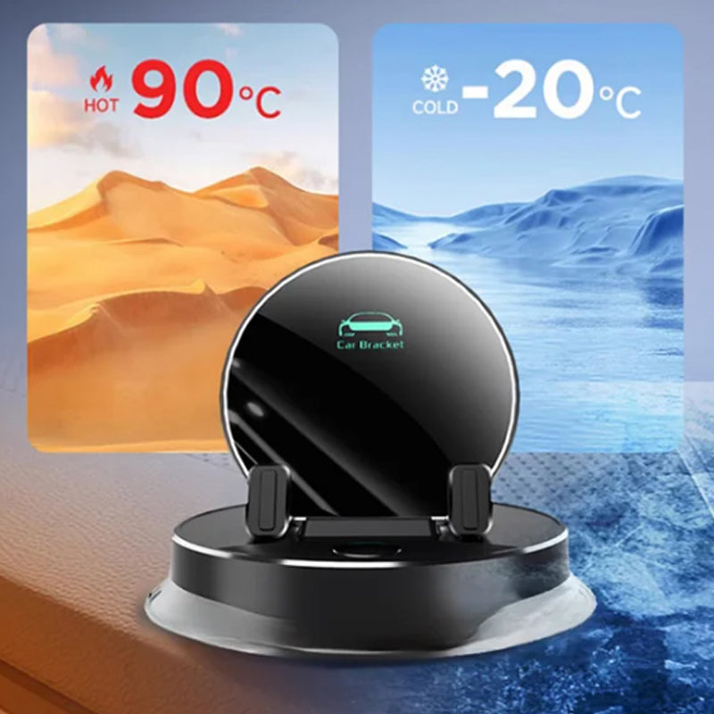 🌟Multifunktionaler, stanzfreier, tragbarer und rutschfester Handyhalter fürs Auto