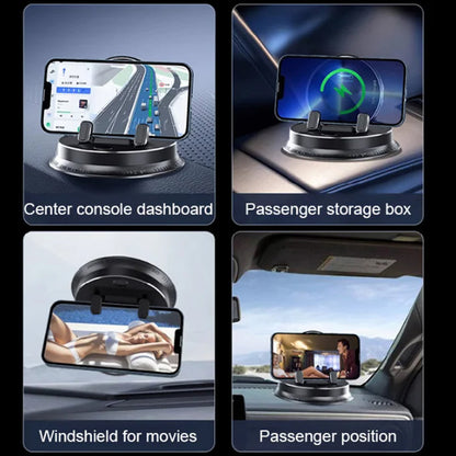 🌟Multifunktionaler, stanzfreier, tragbarer und rutschfester Handyhalter fürs Auto