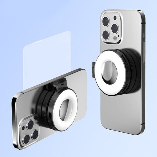 3-in-1 magnetisches Smartphone-Licht mit integriertem Spiegel
