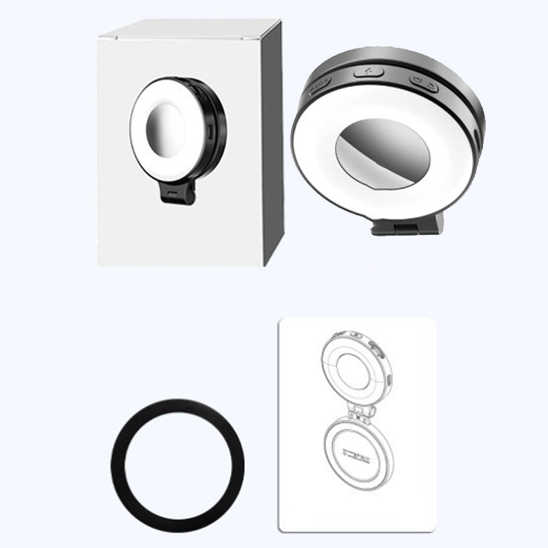 3-in-1 magnetisches Smartphone-Licht mit integriertem Spiegel